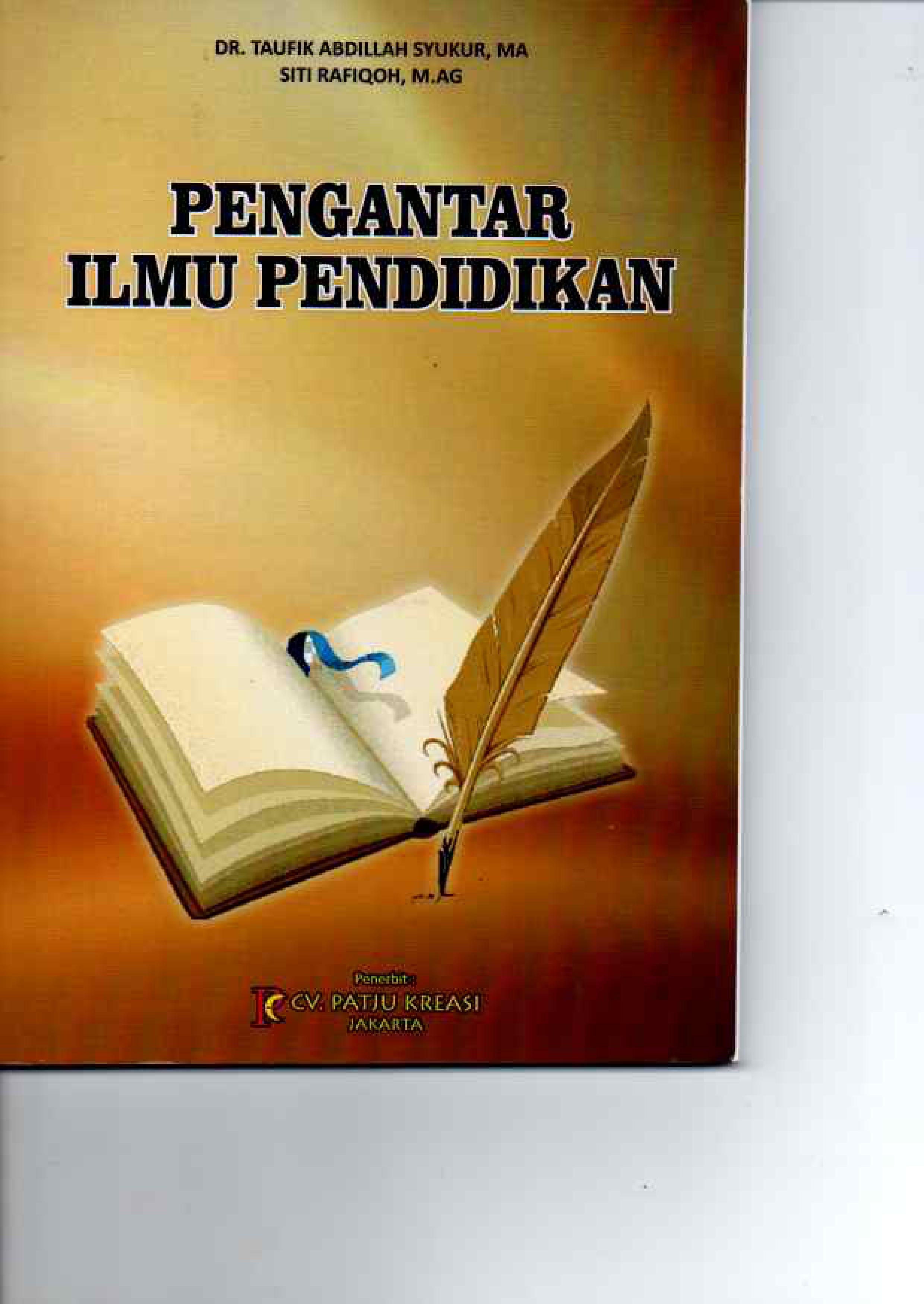 pengantar ilmu pendidikan